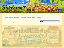 Tablet Screenshot of burlesons-honey.com